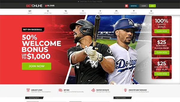 Bet Online screenshot